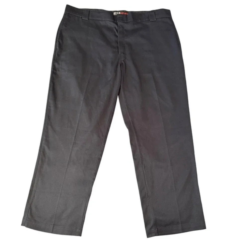 Dickies‎ Black Pants Work Slacks Mens 874 Original Fit Flex Straight Leg 44x30
